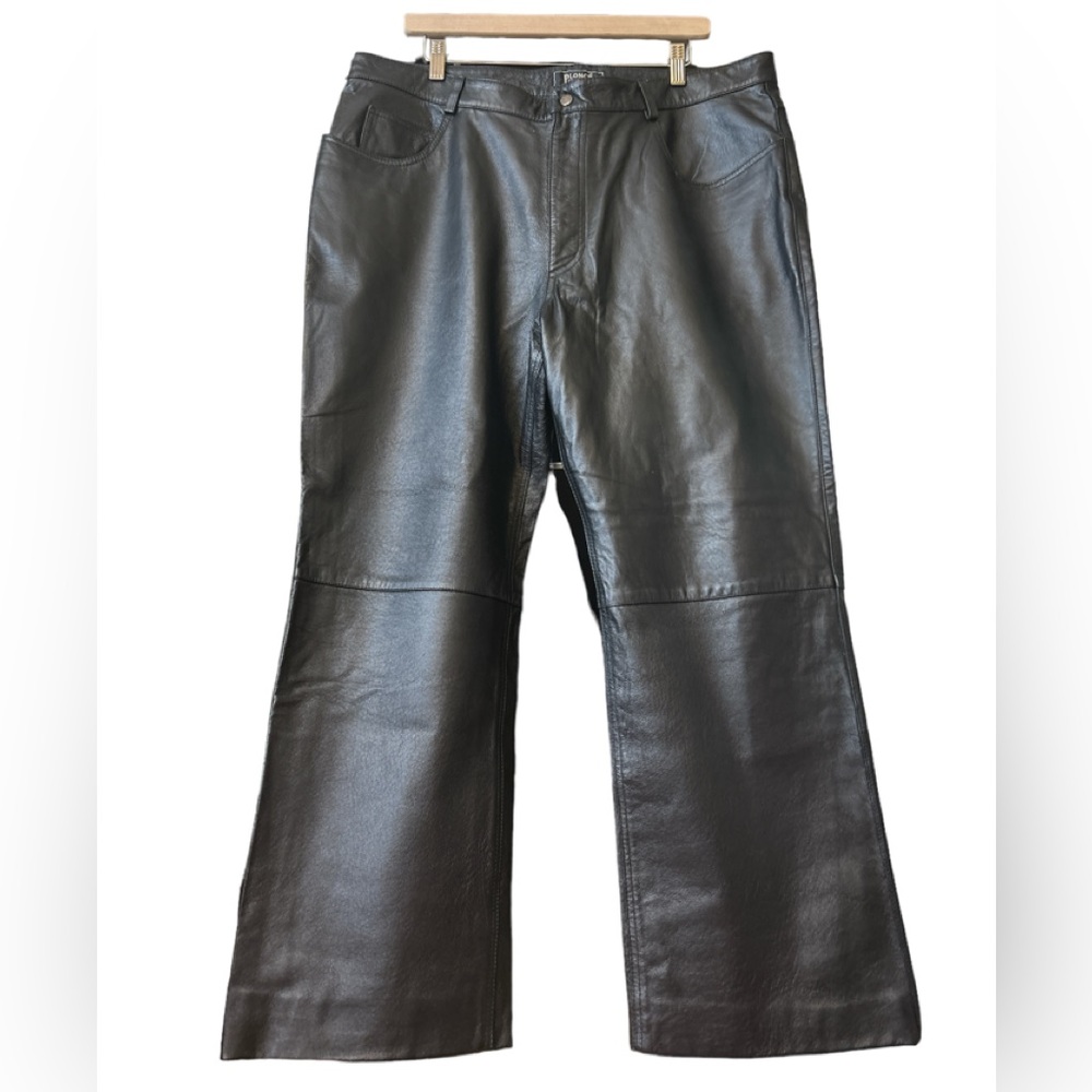 Plonge Lamb Genuine Leather Pants Size 40